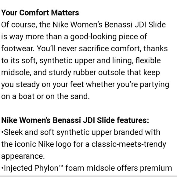 NWT Women's Nike Benassi JDI Slides - Picture 16 of 16